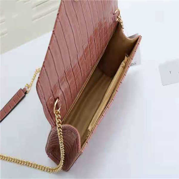 

Yslity A45579 Luxury designer handbags chain shoulder bag Quilted Lambskin Handbag High Quality Women Bags, Red