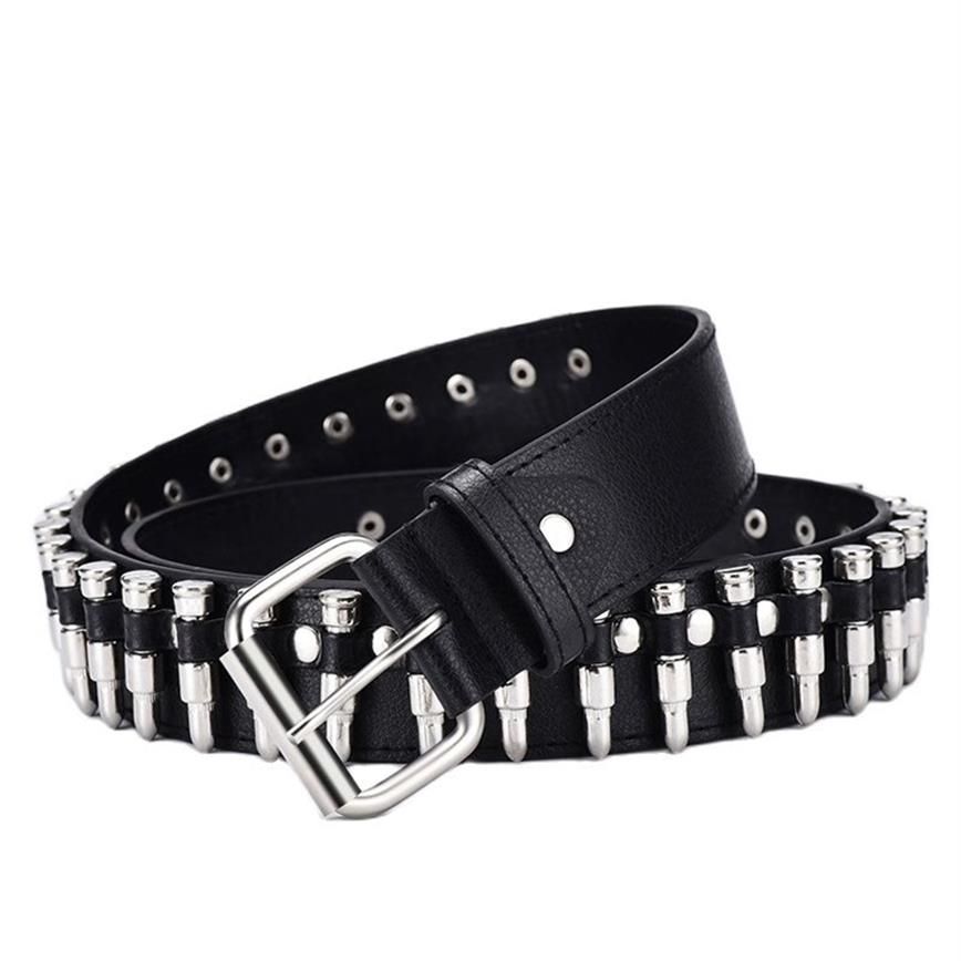 

Garment Studed Rivet Bullet Belt Style Fashion Decoration Goth Jeans Steam Punk Rock Show Waist Parts Belts Apparel Accessories 21091730 IFG, Black