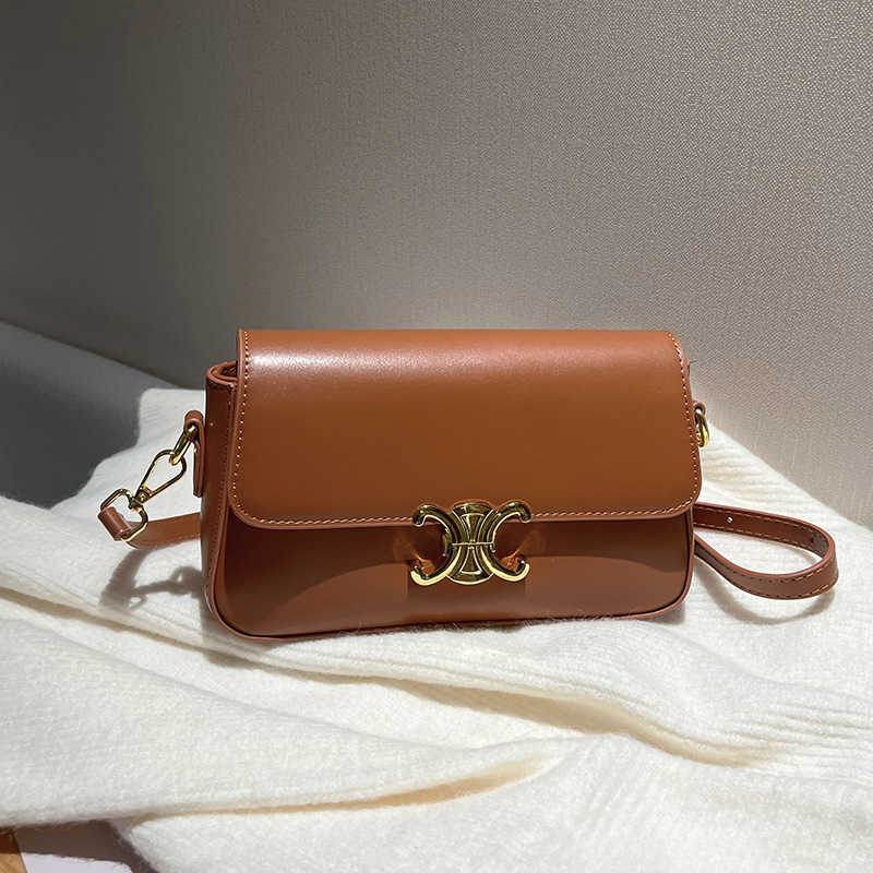 

MOFL High Quality Handbag Celinns Classic Original Luxury Designer Bag New Triumphal Arch Tofu Messenger Women's Versatile High-grade Leather One Shoulder Small