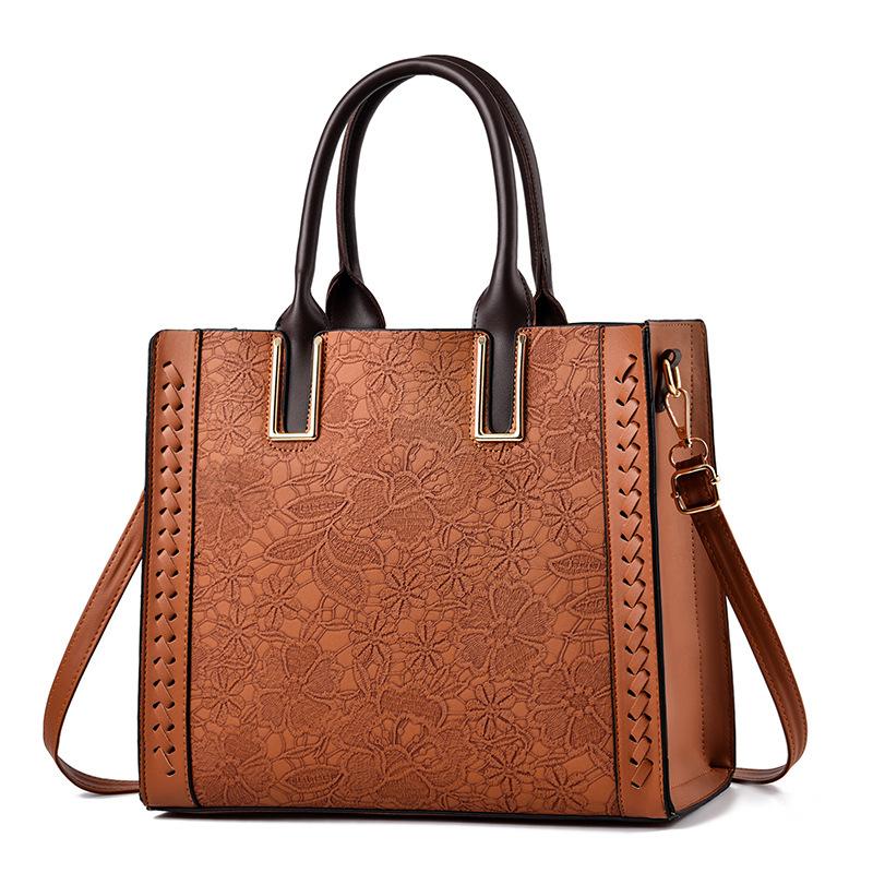 

HBP Women Totes Handbags Purses Shoulder Bags 103 Soft Leather, Black-black logo