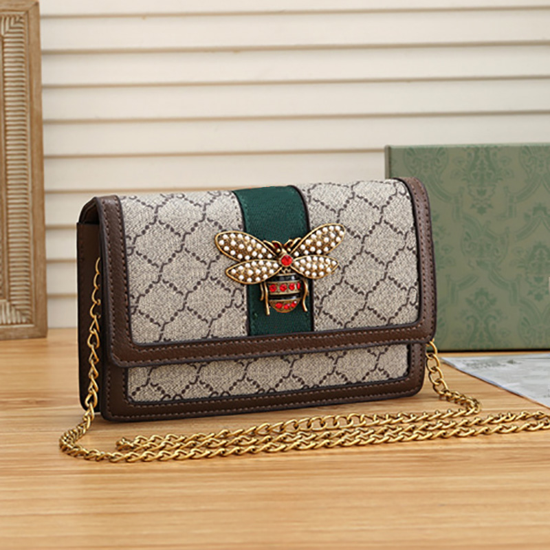 

Designer Luxury GGs Bags For Womens Handbags Crossbody Purses ggitys Large Capacity Versatile Totes Multicolour Fashion Lnclined Shoulder Black Wallet SH6F, Brown