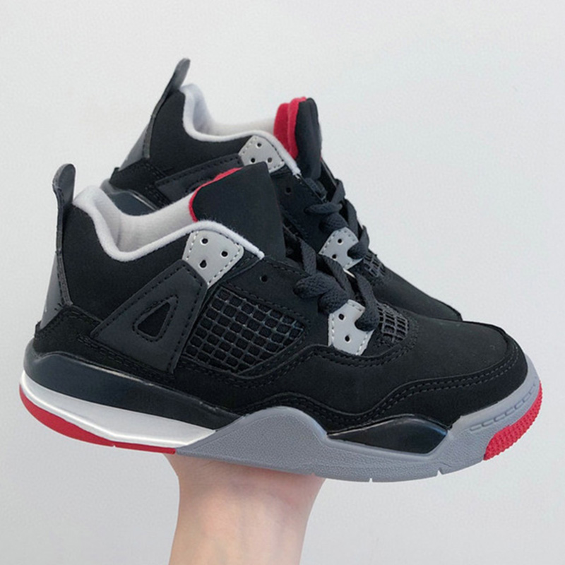 

Jumpman 4 Kids Basketball shoes For Salt Chicago Black Red 4s Infant Boy Girl Sneaker Toddlers Fashion Baby Trainers Buy Children footwear Athletic Outdoor Eur 26-35
