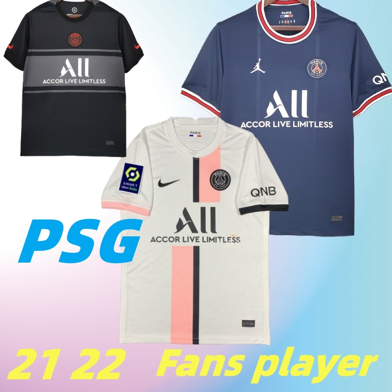21/22 maillots de football MBAPPE 7 HAKIMI SERGIO RAMOS WIJNALDUM 21 22 23 PSG Maillots maillot de football hommes kit ensemble uniforme