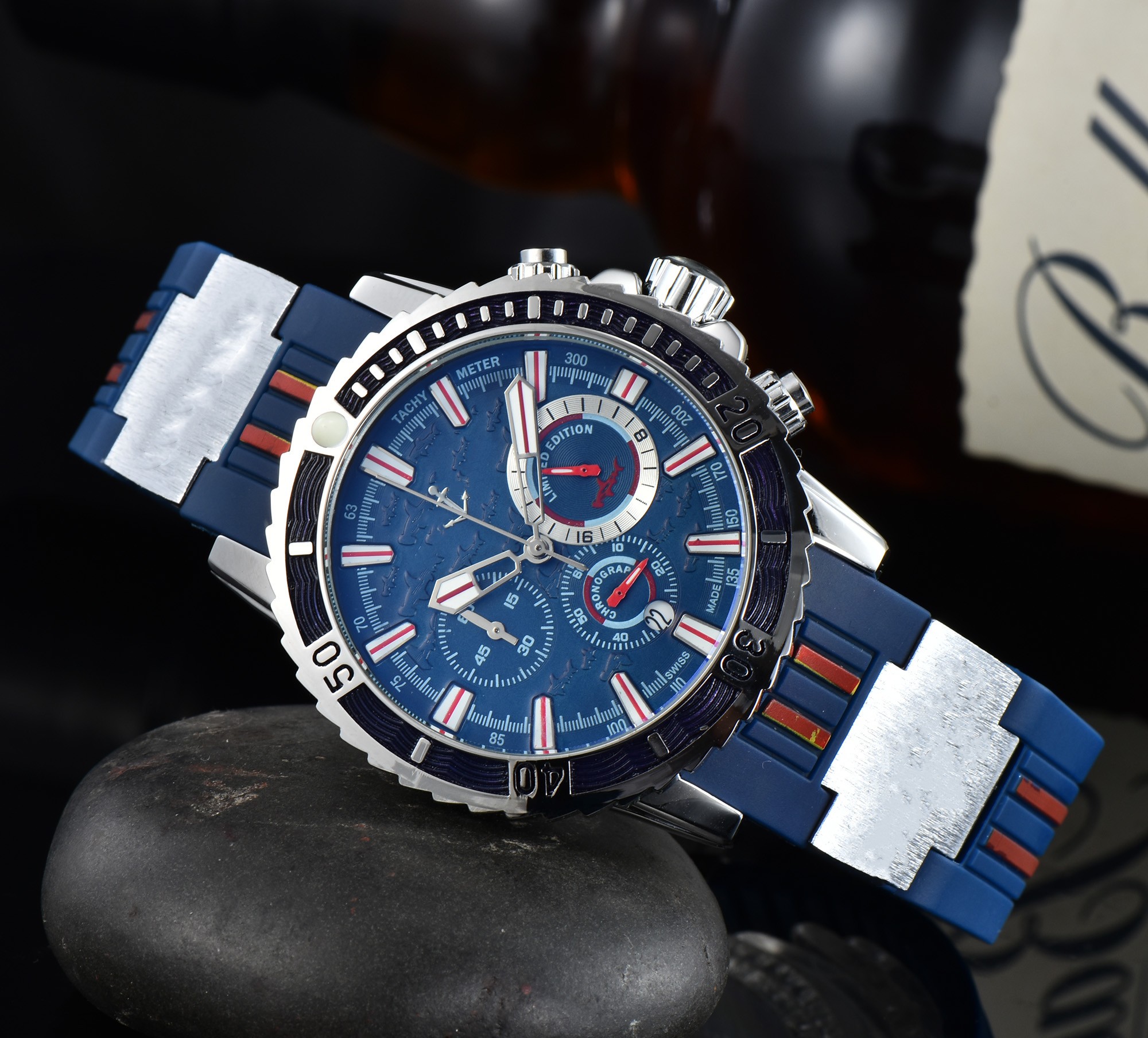 Montre de sport et de loisirs pour hommes, en caoutchouc, multi-style, chronométrage, montre de course à Quartz, nouvelle marque supérieure, 2022