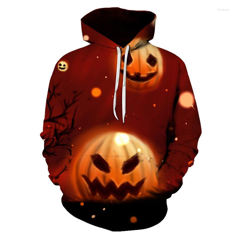 

Men's Hoodies 2022-3D Halloween Horror Pumpkin Head Hoodie Fashion Men's And Women's Street Sports Sweater Pullover, Cbw-2475