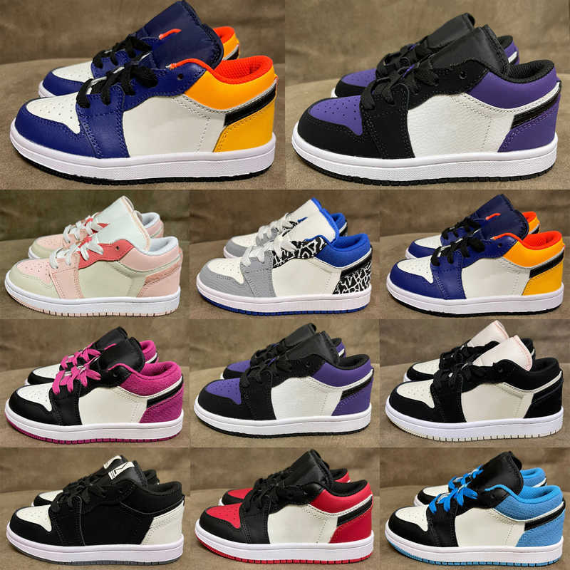

Top Quality Jumpman 1 Low Baby Kids Basketball Shoes 1s Travis Obsidian Chicago Boy Girls Children Toddler Sport Trainer Sneaker EUR 24-35, As photo 10