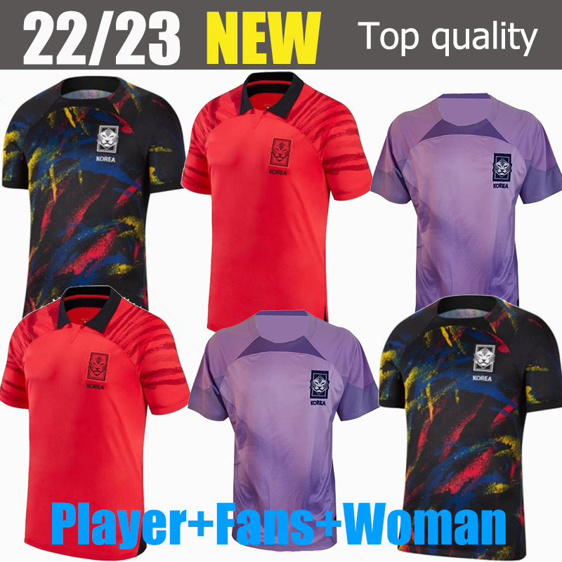 

2022 South Korea soccer jerseys home RED away SON HWANG KIM JEONG SUNG LEE KWON 2023 MAILLOTS FOOTBALL SHIRTS 22 23 national team adult top woman player fans