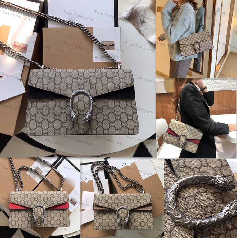 

Fashion Handbags Women Leather Chain Evening Shoulder Bags Dionysusity Handbag Luxurys Designers Messenger Bag Purse Ladies Casual totes 400249, Red