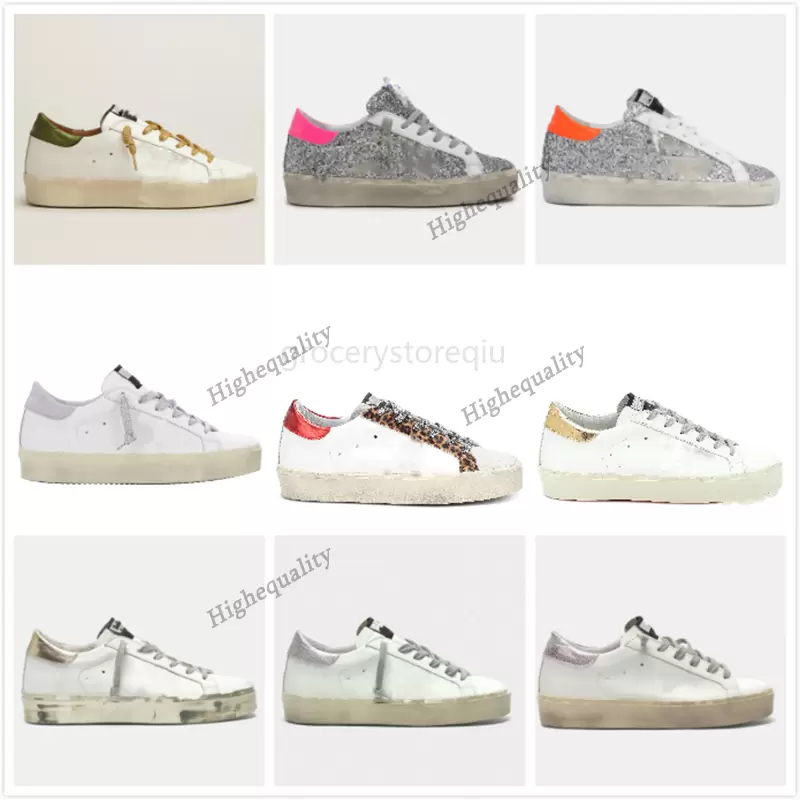 

With Original Box Golden Shoes Italy brand golden gooses Hi Star Sneakers platform sole Women Casual Shoes luxury Classic White Do-old Dirty D eCLw, Star23 light purple star