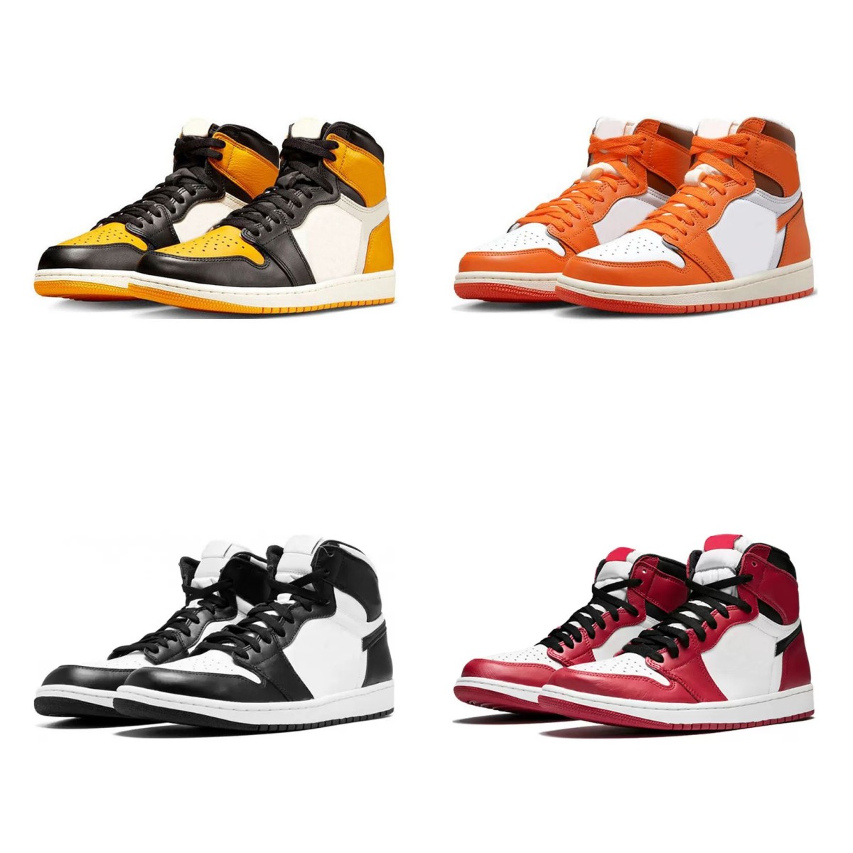 

Basketball Shoes Mens Trainer Sport Sneakers Black White Dark Mocha Og 1 Reverse Mocha Low 1S Chicago Rebellionaire Bred Patent, #1