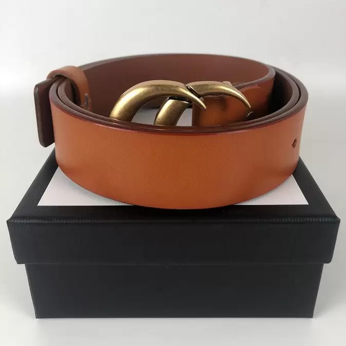 

2022 Fashion Belts Womens men designers belt Leather Black Brown Classic Casual Belt cinturones de dise With gift box, Width 3.8cm with gift box