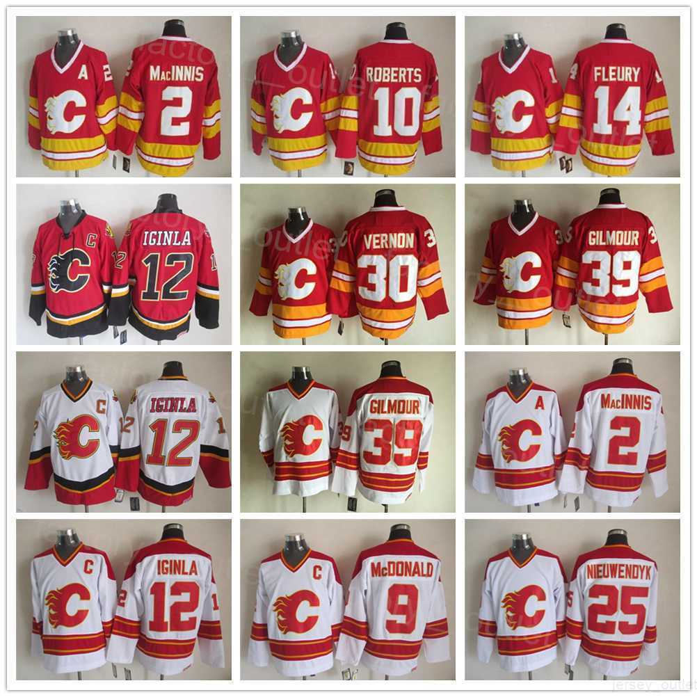 

Throwback Calgary Retro Flames Hockey 10 Gary Roberts Jersey 68 Jaromir Jagr 14 Theoren Fleury Joe Nieuwendyk Mike Vernon Doug Gilmour 12, Red