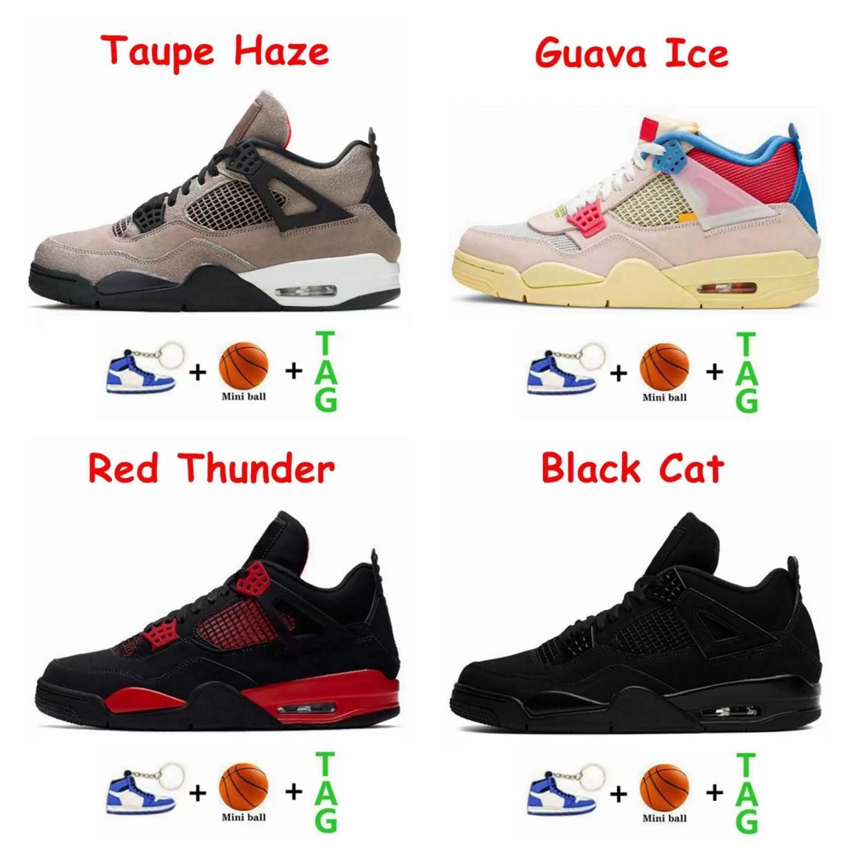 

Jumpman 4 White Oreo 4 4S basketball Shoes Sail Lightning Black Cats 4s Unc University Blue Pure Money Purple Metallic men woman outdoor Sneakers Trainers, Box