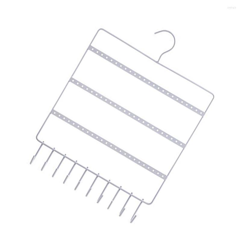 

Jewelry Pouches Earrings Display Holder Ear Studs Hanging Rack Large Capacity Storage Organizer Rings Jewelries Stand Bracket Home