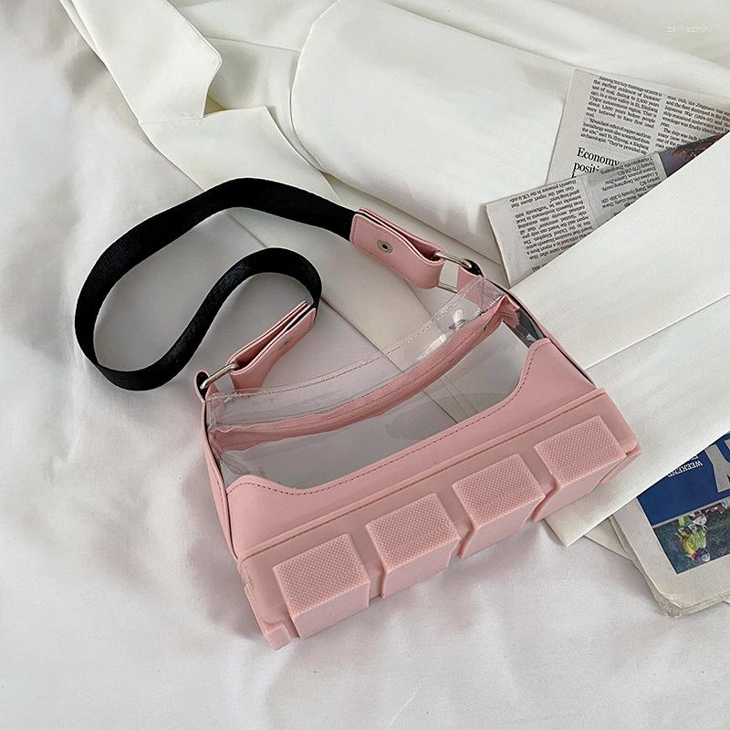 

Evening Bags Women's Bag Summer Fashion Shoulder Simple Crossbody Design Small Square For Women, White