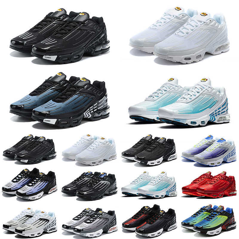 

Shoes Dr Tn Plus 3 Running for Men Women Triple Black White Laser Blue Deep Royal Fashion Mens Trainers Sports Des Chaussures Sneakers, 1 triple black 39-45