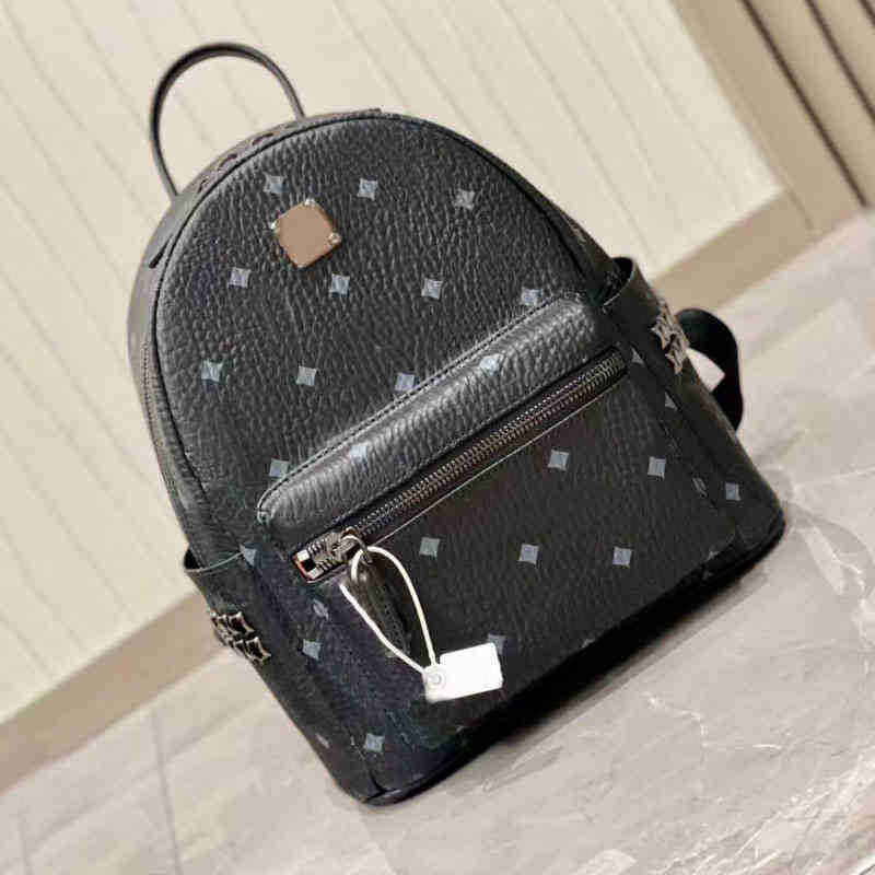 

5 sizes Backpack Designer Backpacks Women Luxury Bookbags leather All-match classic print Large Capacity Multifunction Schoolbag 221112, Pink