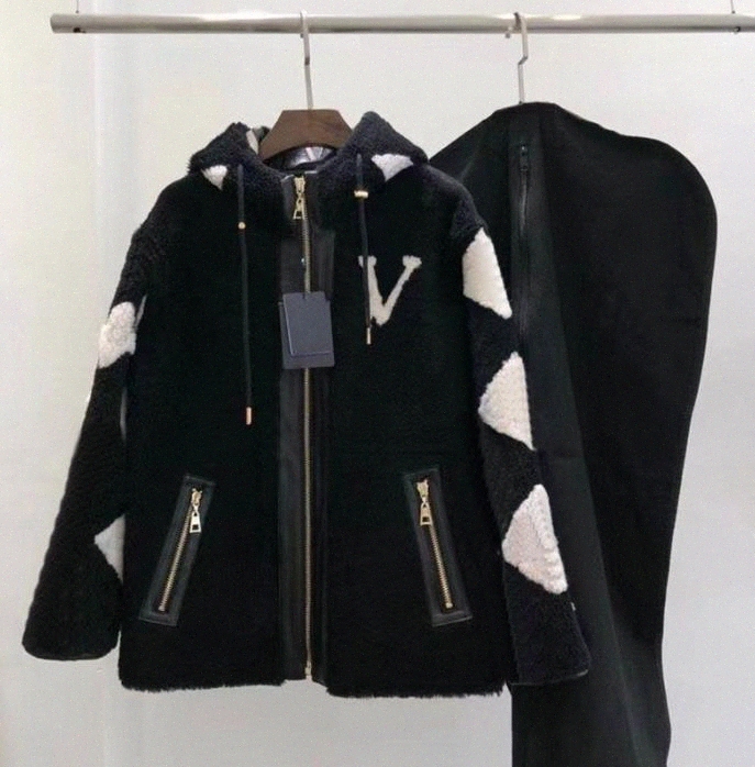 

Womens Jackets Tech Fleece Hooded Hoodie Down Coat 22FW Women Cardigan Hoodies Fashion Casual Top High Street Element Zipped Jackets Size d9xc#