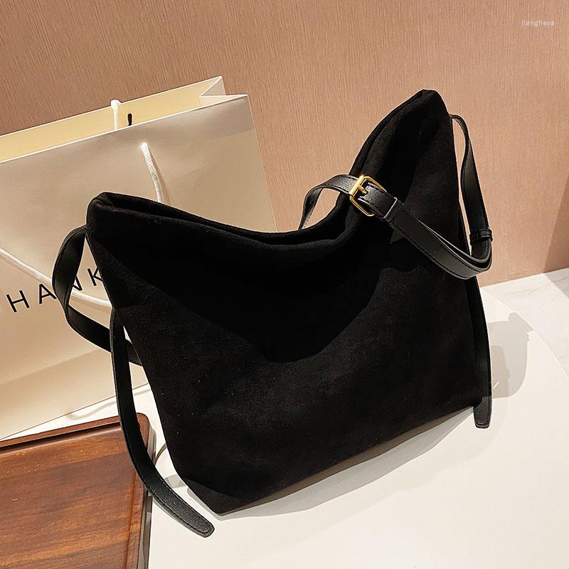 

Evening Bags VeryMe Ladies Canvas Shopping Bag Material School Girls 2022 Trendy Large Capacity Handbag, Black