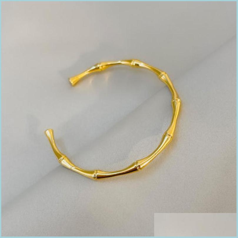 

Bangle Bangle High Quality Stainless Steel Open Charm Bracelet Personality Handmade Fashion Jewelry For Women Gift Accessoriesbangle Dhjyp