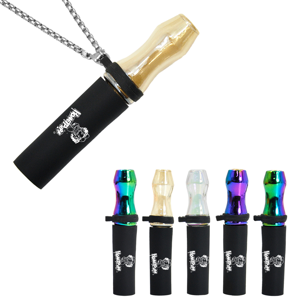 

Smoking Glass smoke shop Silicone Hookah Mouthpieces With Metal Hang Rope Strap Accessory
