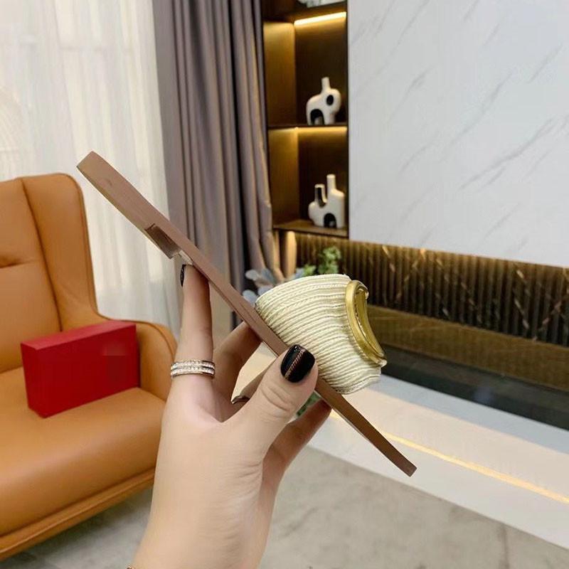 

Beach Sandals 2022 Slippers Women Design Beautiful Wear-Resistant Black Fashion Size 35-42 Mkjl002 XVY