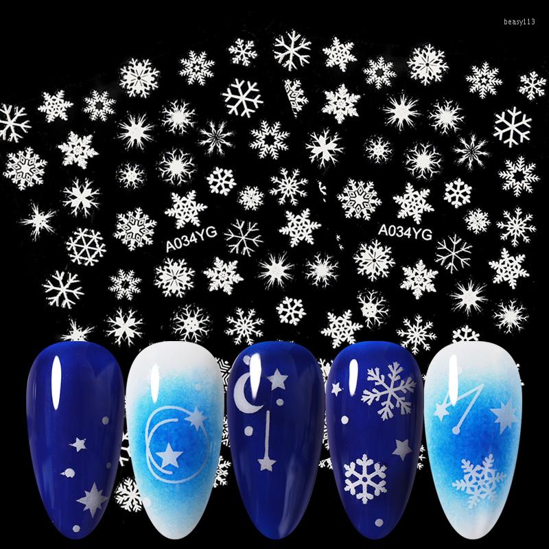 

Nail Stickers 1 Sheet Fire Snow Design 3D Luminous Art Black Image Transfer For Nails Manicuring Slider Tips