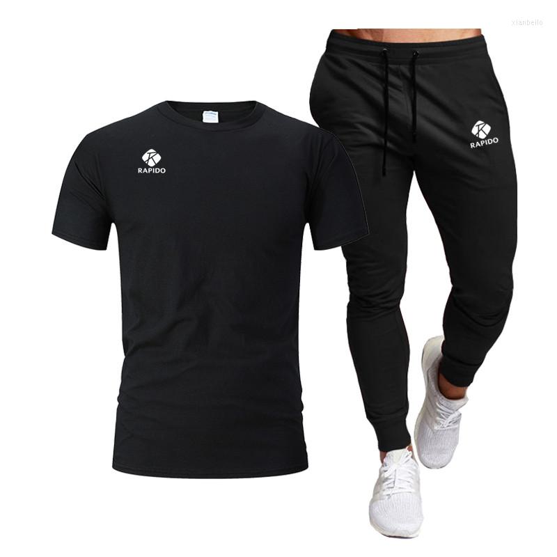 

Men's Tracksuits 2022 Spring And Autumn RAPIDO Sports Men's Casual Short-sleeved Trousers Suit, Photo color16