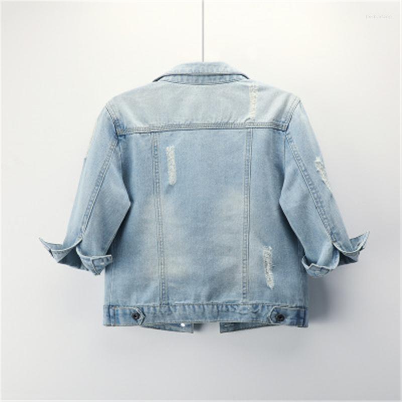 

Women' Jackets 2022 Spring And Autumn Fashion Short Denim Jacket, Light blue