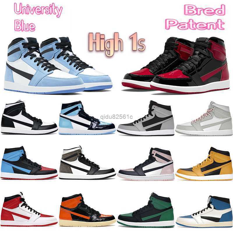 

Jumpman 1s basketball shoes High 1s OG red thunder nikes white oreo University blue black cat dark mocha yellow UNC bordeaux light smoke grey mens, Photo show