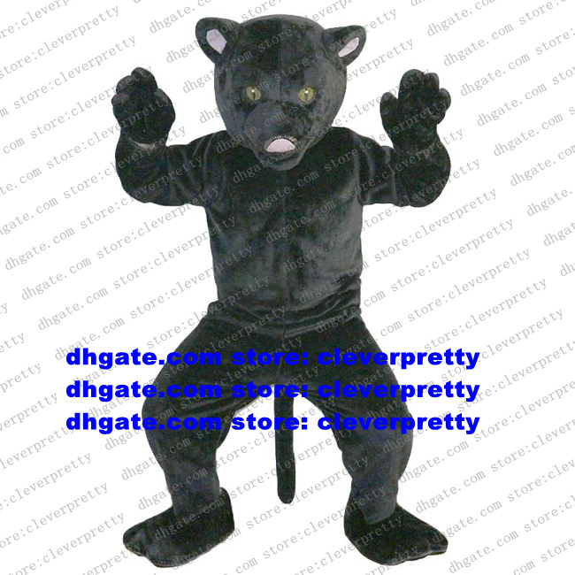 

Black Panther Leopard Pard Mascot Costume Adult Cartoon Character Outfit Suit Cartoon Figure Affection Expression zx646, As in photos