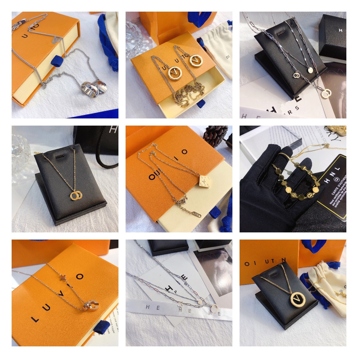 

High End Design Necklace Popular Pendant Necklace Fashion Style Gold Plated Long Chain Designer Luxury Jewelry Accessories Selected Gifts For Lovers Friend