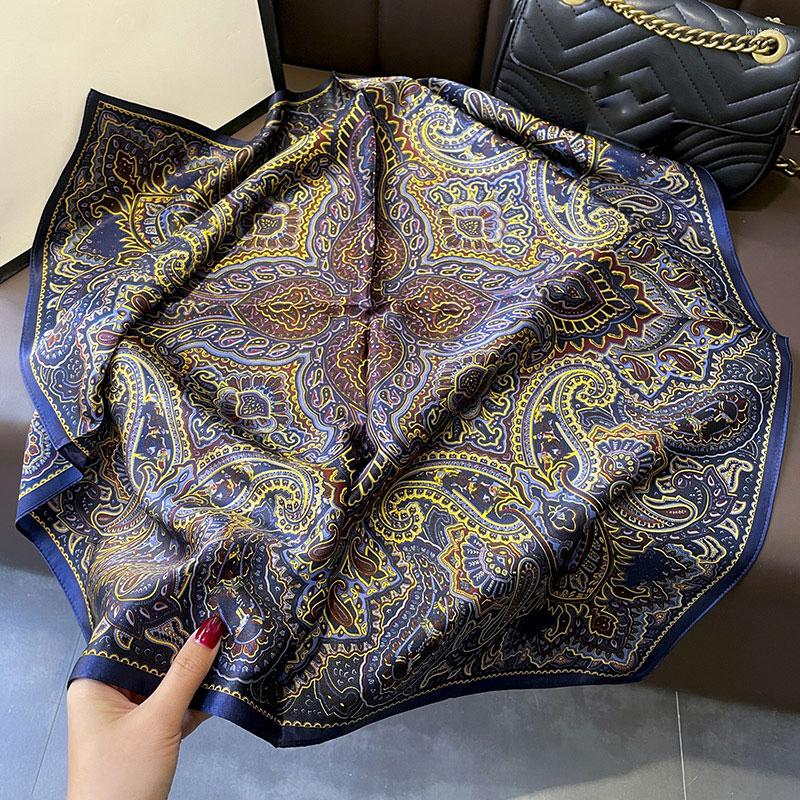 

Scarves Natural Silk Scarf Shawl Wraps Women Ladies Arrival Neck Hair Foulard Bandana Square Headband Hijab Pashmina