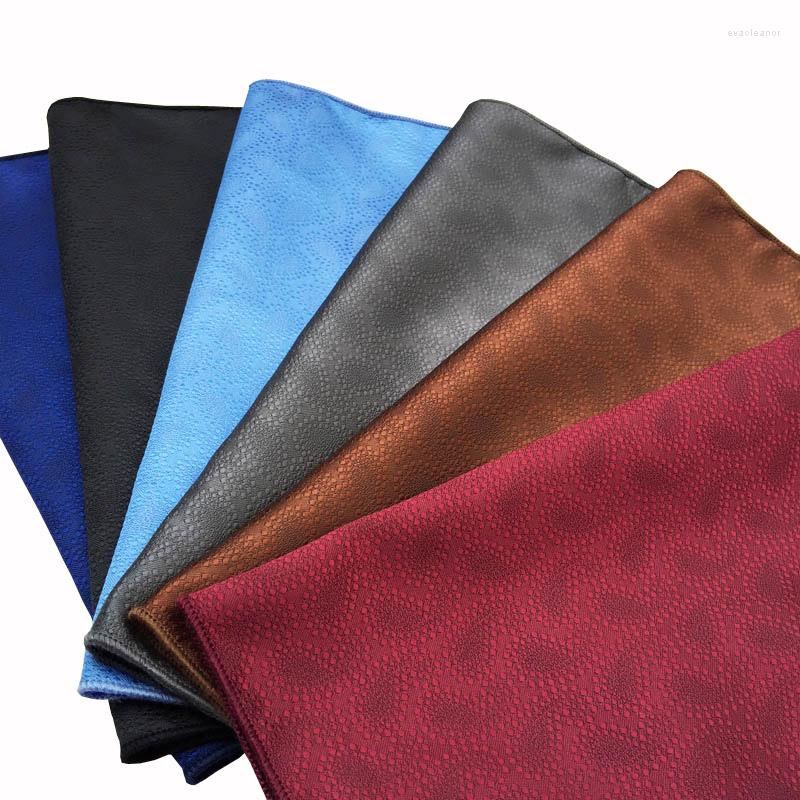 

Bow Ties 2022 Dots Solid Color Mens Hankerchief Vintage Business Suit Hankies Polyester Scarves 25 25cm Handkerchiefs Men's Pocket Square