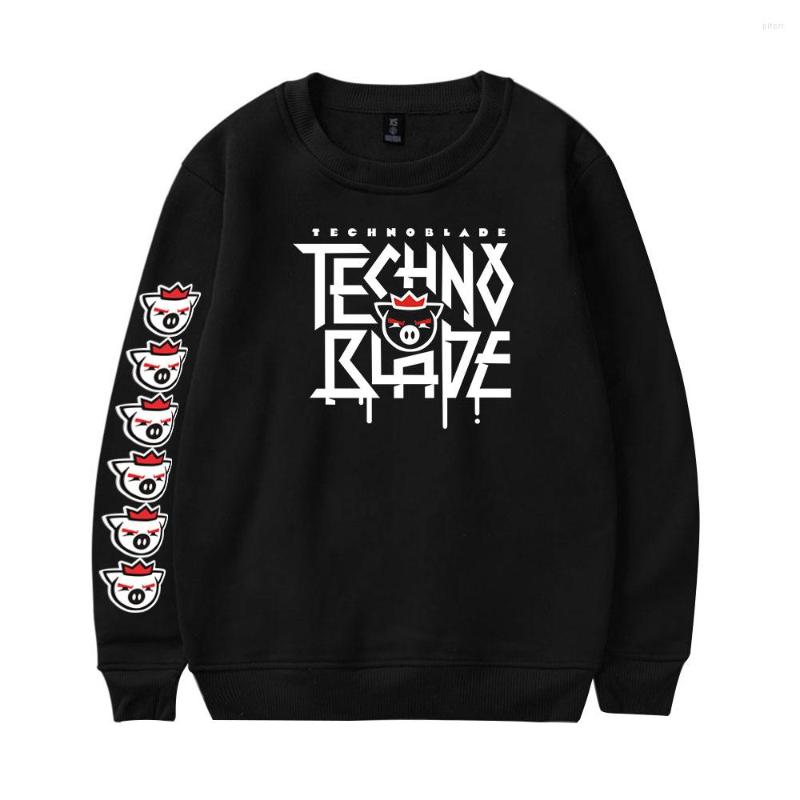 

Men's Hoodies Technoblade Merch 2d Print O Neck Sweatshirt Hoodie Women Men Long Sleeve Pullovers Casual Tops Autumn Winter Unisex, Ja03118a02-blue