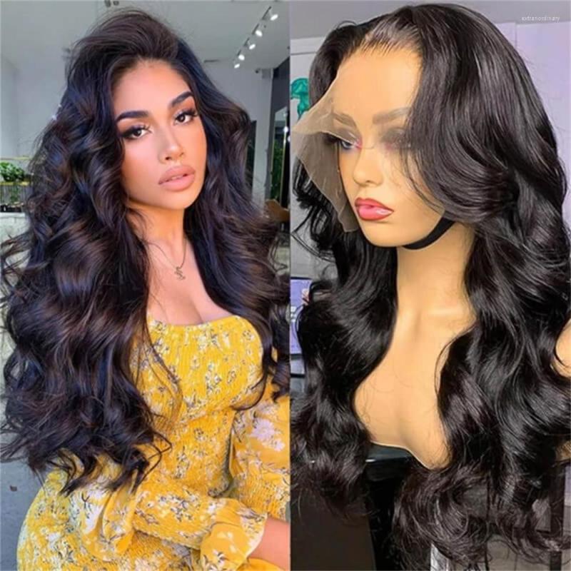 

Body Wave Lace Front Wig 13x4 Transparent Frontal Human Hair Wigs For Black Women Pre-plucked HD Loose Deep, 13x4 lace wig