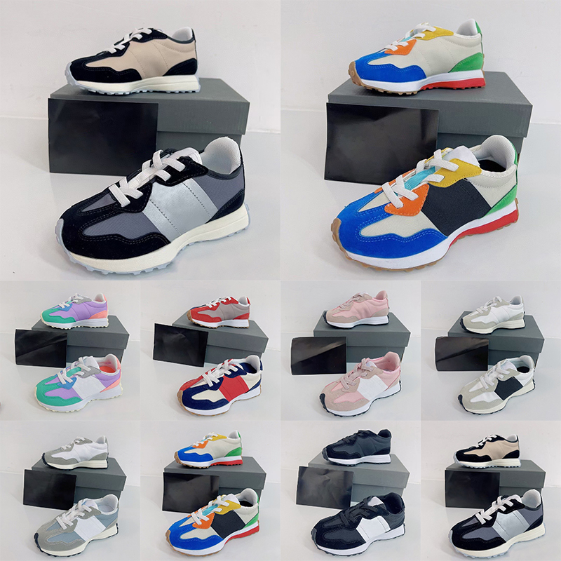 

New designer nb 327 kids shoes toddlers boys girls Running Shoes youth children Authentic Sneakers Shoe baby infants Trainers Outdoor Sports Sneaker