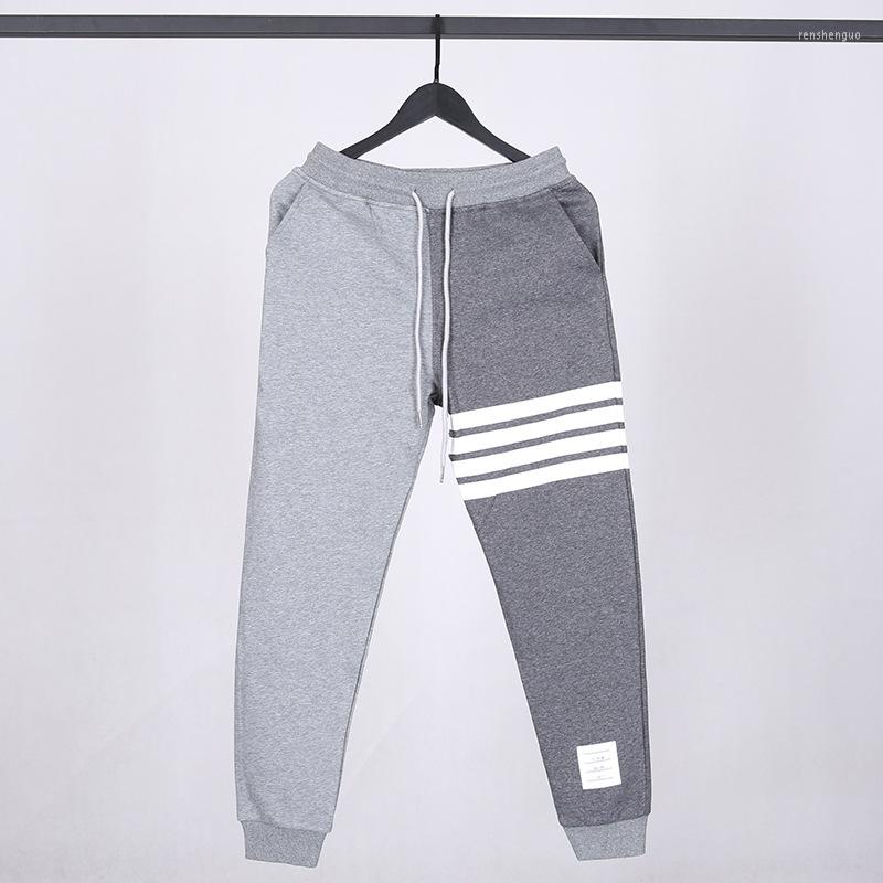 

Men' Pants Novelty Gentleman Warm High Quality 2022 Men Grey Comfortable Classic Striped 4 White Casual Sweatpants #a270