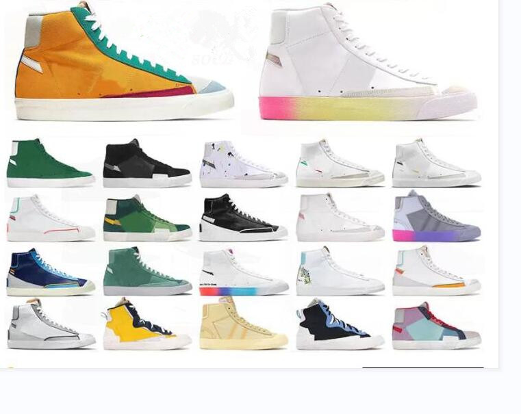 

High top boots 77 Running shoes Men's women's vintage shoes 77 video game laser graffiti sneakers Stylish outdoor