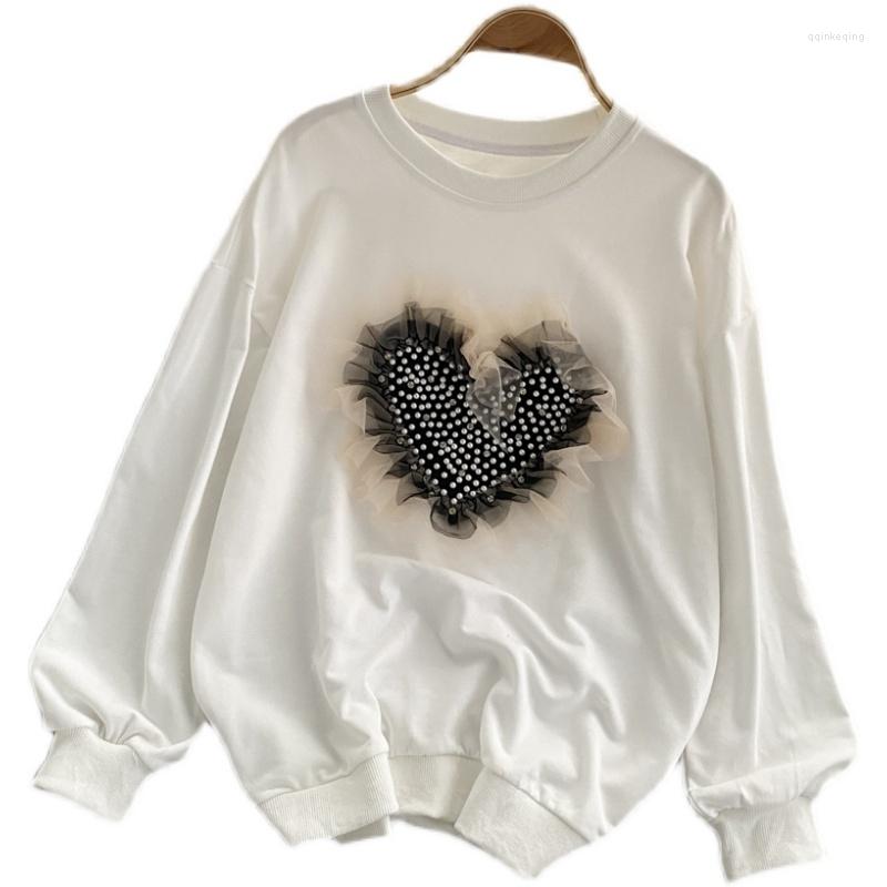 

Women's Hoodies High Quality Cotton Hoodie Harajuku Fall 2022 Women's Loose Pullover Round Neck Fashion Casual Sports Top, Photo color