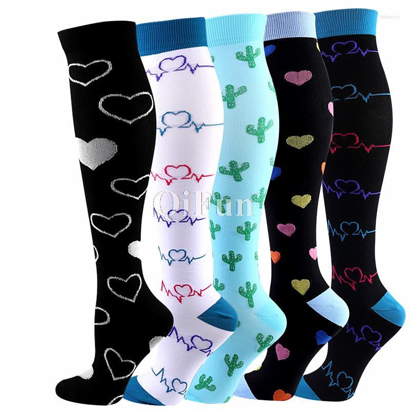 

Men's Socks 58 Styles Running Men Women Compression Knee High Varicose Veins Outdoor Cycling Long Pressure Stockings, Wys001-15