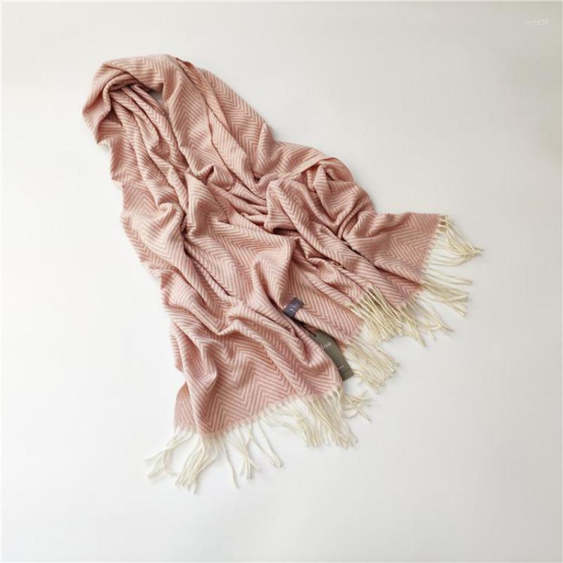

Scarves Cashmere Pashmina Women Long Thick Blanket Warm Autumn Winter Wrap Bufanda Female Travel All-match Shawls Scarf