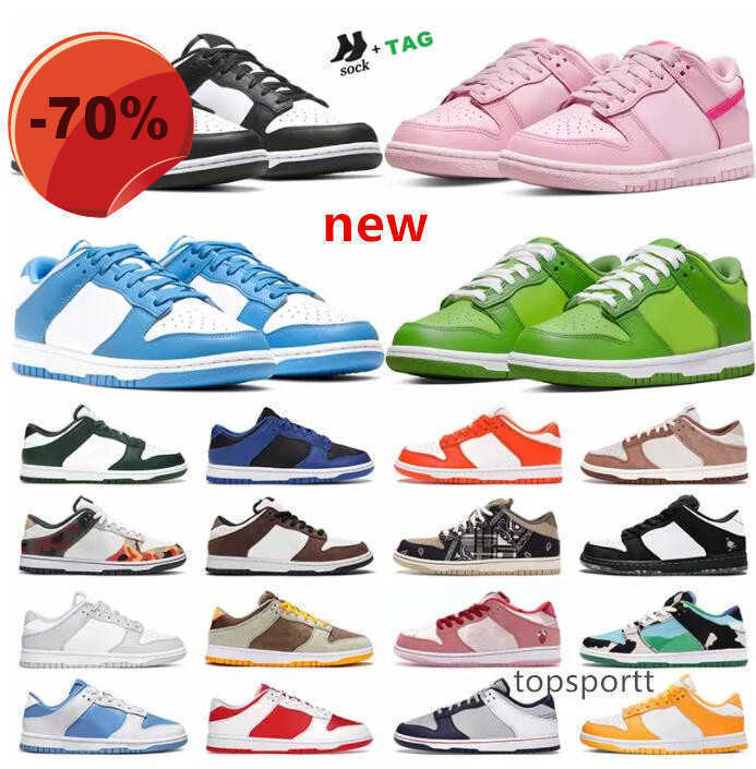 

OG Panda running shoes for mens womens UNC University sb White Sail Blue Triple Pink dunks lows Grey Fog dunkes Coast Syracuse dunked trainers, 40