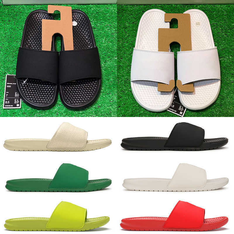 

Slide 2022 Benassi Slippers Jdi Tanjun Men Women Summer Beach Sandals Fashion Outdoor Slides Unisex Shoes Triple White Black, Item #1