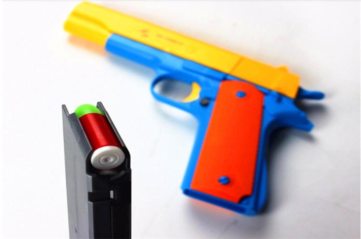 

1pcs Classic M1911 Toys Pistol Children039s Toy Guns Soft Bullet Gun Plastic Revolver Kids Outdoor Fun Game Shooter Toy2971597