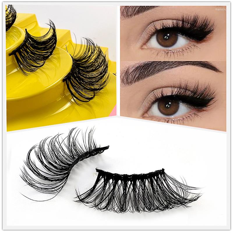 

False Eyelashes LTWEGO 10/5 Pairs Half Lashes Dramatic Fluffy Handmade Wispy Long Fake Eye Lash Makeup Mink Faux Cils Cilios