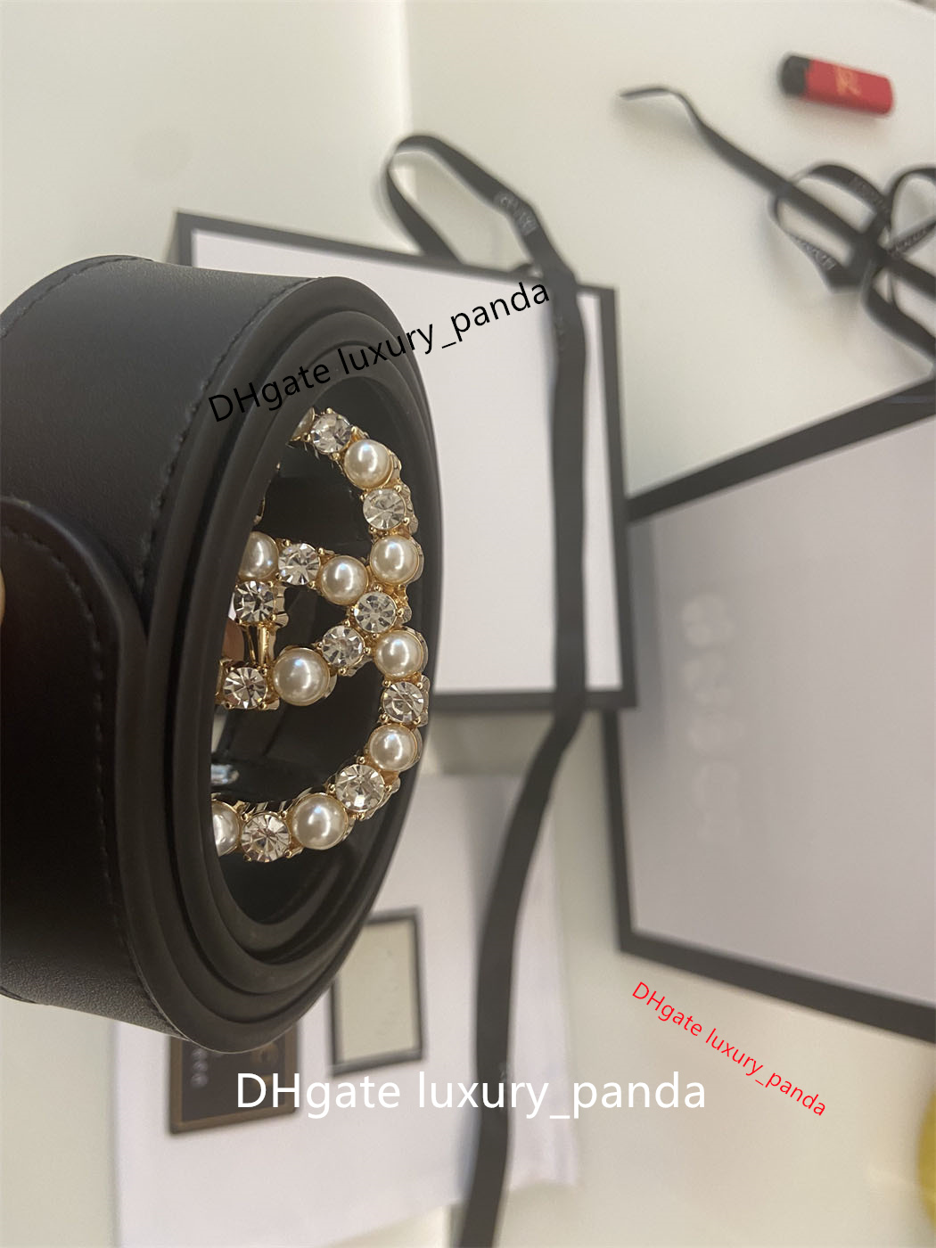 

Luxury Designer men's and women's belts gold silver inlaid pearl diamond belt pure leather 3.5cm 4.0cm with box dustproof cloth small card gift rope handbag, Only purchase a belt