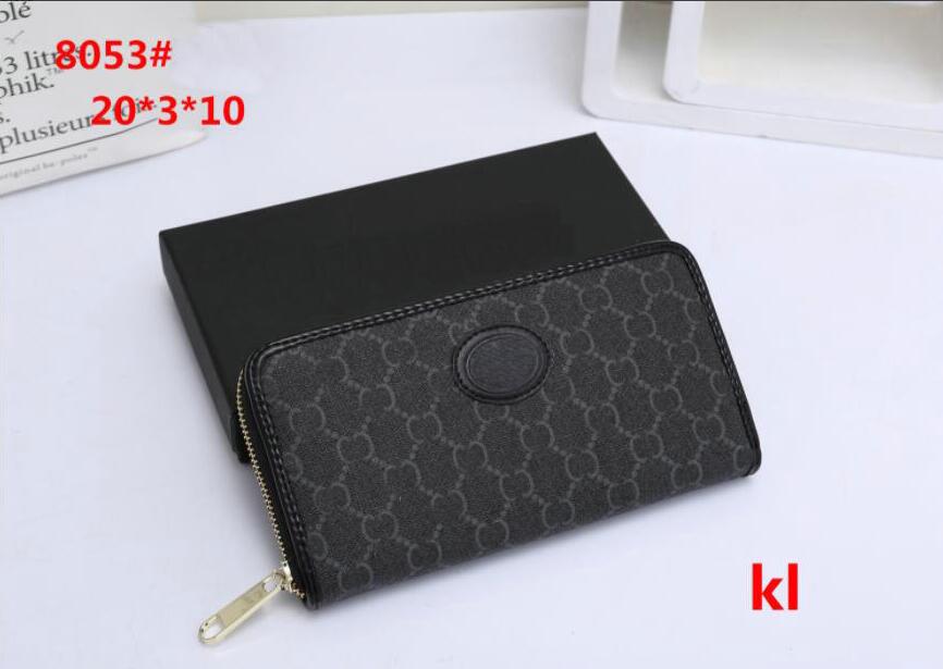 

Women Designer Longs Wallets Canvas Leather fashions Single Zipper Purse Lady Ladies Long Coin Purse Classical Card Holder Card Holder Passport Holder, Black