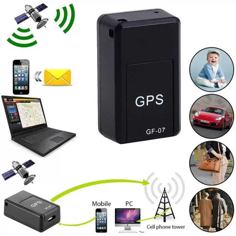 

Mini GPS Tracker for Kids GF-07 GPS Magnetic SOS Tracking Devices For Vehicle Car Child Location Trackers Locator Systems Need SIM Card TF