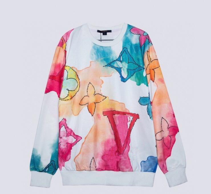

Designer Mens Hoodie Hip Hop Fashion Pullover full body printing and dyeing Men Women V Letter Print Tops Labels Printing Couple Sweatshirts, Customize